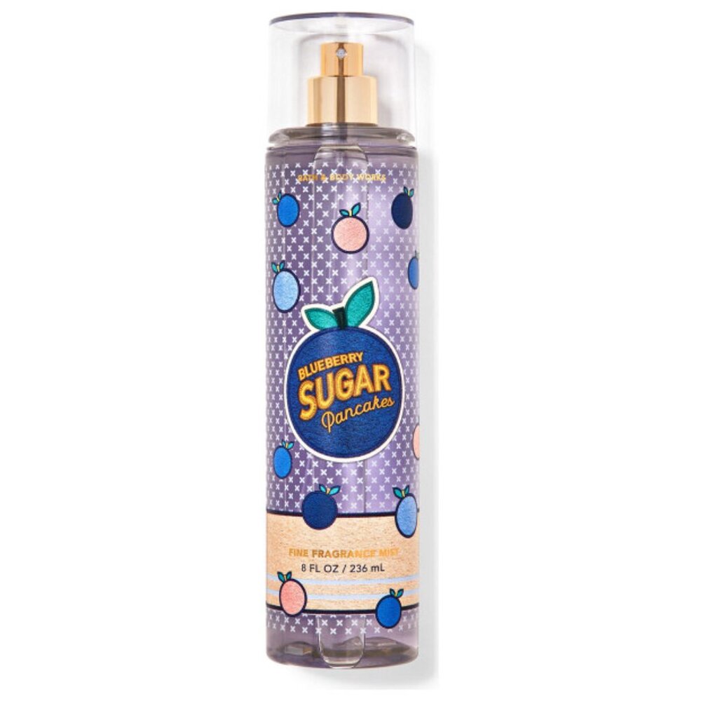 Bath & Body Works BLUEBERRY SUGAR PANCAKES Fine Fragrance Mist Body Splash NEW!